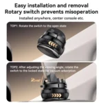 Yesido C272 360 Degree Rotating Car Center Console Phone Holder - Image 4