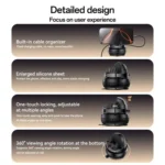 Yesido C272 360 Degree Rotating Car Center Console Phone Holder - Image 8