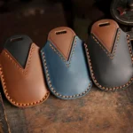 For Honda Odyssey 2024 Hallmo Crazy Horse Cowhide Car Key Protection Cover - Image 3