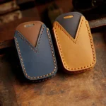 For Lexus RX270 / ES240 / LX570 Hallmo Crazy Horse Cowhide Car Key Protection Cover - Image 3