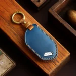 For Kia K3 / K5 2024 Hallmo Crazy Horse Cowhide Car Key Protection Cover - Image 2
