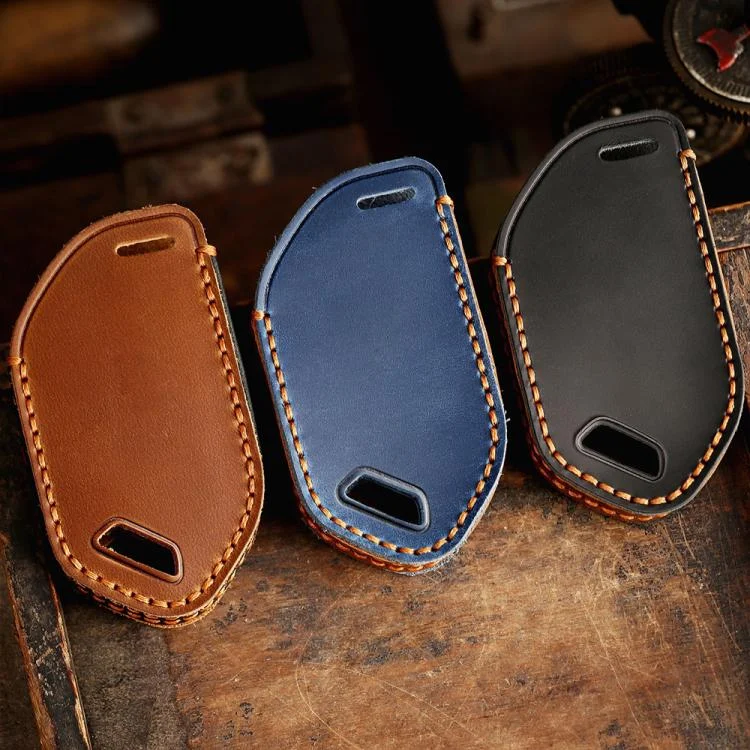 EDA0080943_B2.webp For Kia K3 / K5 2024 Hallmo Crazy Horse Cowhide Car Key Protection Cover - Image 3