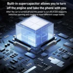 A001 15W Wireless Charging Electric Vacuum Adsorption Car Phone Holder - Image 8