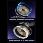 D1 15W Electric Vacuum Adsorption Car Wireless Charging Phone Holder - Image 4