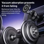 D1 15W Electric Vacuum Adsorption Car Wireless Charging Phone Holder - Image 9