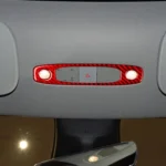 For Tesla Model 3 2017-2022 / Y 2020-2024 Carbon Fiber Car Front Reading Light Panel Decorative Sticker - Image 5