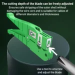 Komshine 45-164 Fiber Optic Cable Stripping Pliers - Image 6