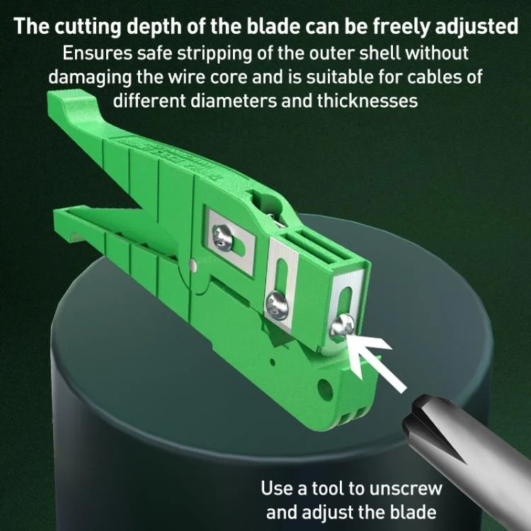 EDA0081139_5.webp Komshine 45-164 Fiber Optic Cable Stripping Pliers - Image 6