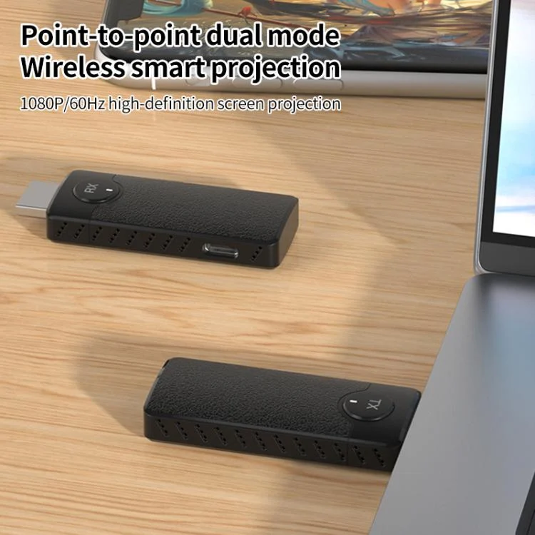 EDA0081274_B1.webp Q50 Leather Texture Wireless HDMI Video Transmitter and Receiver Extender Adapter - Image 2