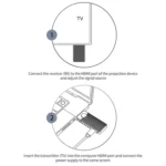 Q50 Vertical Texture Wireless HDMI Video Transmitter and Receiver Extender Adapter - Image 11