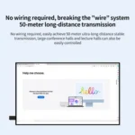 Q50 Vertical Texture Wireless HDMI Video Transmitter and Receiver Extender Adapter - Image 5
