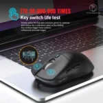 HXSJ T68 3 Modes Wired 2.4G BT5.1 Wireless Lightweight Gaming Mouse - Image 5