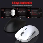 HXSJ T68 3 Modes Wired 2.4G BT5.1 Wireless Lightweight Gaming Mouse - Image 7