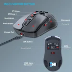 HXSJ T26 Dual Modes 2.4G BT5.1 Rechargeable Wireless Mouse - Image 11
