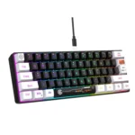 HXSJ V700WB Wired RGB Backlit Membrane Keyboard 61 Key Caps, Cable Length: 1.7m - Image 2