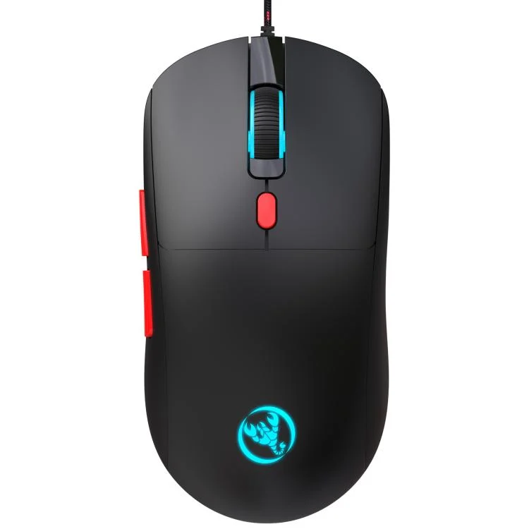 HXSJ X200 3600DPI Colorful Luminous Wired Mouse, Cable Length: 1.5m