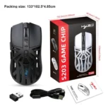HXSJ T400 Tri-mode Rechargeable Wireless Mouse - Image 9