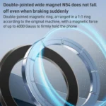 G222 Three-axis Folding MagSafe Magnetic Car Phone Holder - Image 10