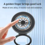 G511 Three-axis Folding Vacuum Adsorption Magnetic Car Phone Holder - Image 3