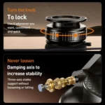 G712 Three-axis Folding Vacuum Adsorption Magnetic Car Phone Holder - Image 3