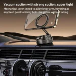 G712 Three-axis Folding Vacuum Adsorption Magnetic Car Phone Holder - Image 9