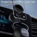 K10A Three-axis Folding Vacuum Adsorption Magnetic Car Phone Holder - Image 4