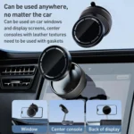 K10A Three-axis Folding Vacuum Adsorption Magnetic Car Phone Holder - Image 6