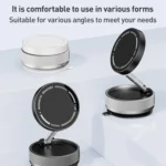 K10A Three-axis Folding Vacuum Adsorption Magnetic Car Phone Holder - Image 9