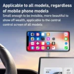 XZK101 Folding Vacuum Adsorption Magnetic Car Phone Holder - Image 6