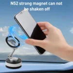 XZK104 2nd Generation Vacuum Adsorption Magnetic Folding Car Phone Holder - Image 3