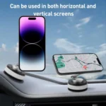 XZK104 2nd Generation Vacuum Adsorption Magnetic Folding Car Phone Holder - Image 6