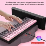 HXSJ V200 Gradient Color 68-key RGB Backlight Wired Membrane Keyboard - Image 8