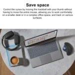 Logitech ERGO M575S Trackball Professional CAD Work Wireless Bluetooth Mouse - Image 4