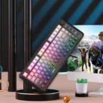 HXSJ L400 Three-mode Wireless RGB Light Thin Film 81 Keys Keyboard - Image 18