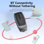 HXSJ M109 Mini Wireless Mouse, 3D Right, TF Card Reader, 4D Mute Buttons - Image 3