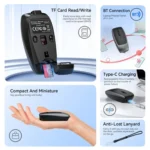 HXSJ M109 Mini Wireless Mouse, 3D Right, TF Card Reader, 4D Mute Buttons - Image 8