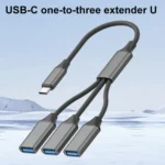 3 in 1 OTG Expander Splitter Dock Station - Image 2