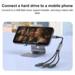 3 in 1 OTG Expander Splitter Dock Station - Image 5