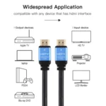 HDTV 2.0 Version 4K Full HD High Speed 19 Pin Male to 19 Pin Male Connector Cable - Image 7