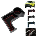 For Suzuki Jimny JB74 / JB64 2019- Car Automatic Transmission AT Central Control Storage Box, with Anti-slip Mats
