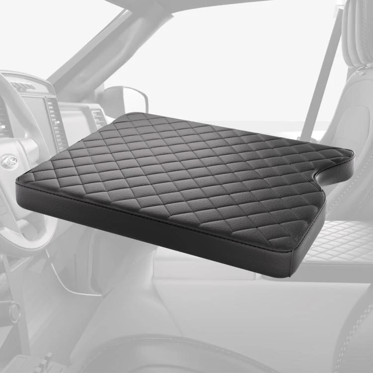 EDA008226801A.webp Car Central Armrest Box Protective Leather Cover Mat for Ford F150 2015-2022 - Image 1