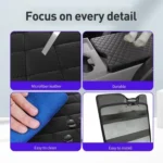 Car Central Armrest Box Protective Leather Cover Mat for Ford F150 2015-2022 - Image 7