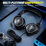 ONIKUMA S22 RGB Head-mounted Wired Gaming Earphone - Image 6