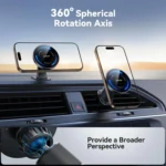 JOYROOM JR-ZS502 15W Magnetic Wireless Car Charger Holder - Image 9