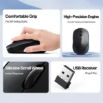 DUX DUCIS DM Series Bluetooth 2.4GHz Wireless Mouse - Image 4