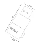 Yesido GS36 USB 3.0 TF Card Reader - Image 11