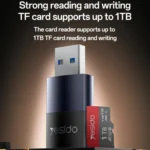 Yesido GS36 USB 3.0 TF Card Reader - Image 9