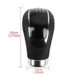 Car Manual Gear Lever Knob Leather Gear Shift Knob, with Hole - Image 7