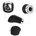 Car Manual Gear Lever Knob Leather Gear Shift Knob, with Hole - Image 8