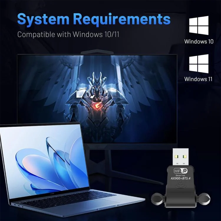 EDA008272501A_6.webp RE-902 External Dual Antenna Bluetooth WiFi 2 in 1 Computer Driver-free USB Network Adapter - Image 7
